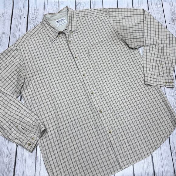 Men’s Columbia Long Sleeve Geometric Pattern Casual Button-Down Shirt Size XLg - Picture 3 of 4